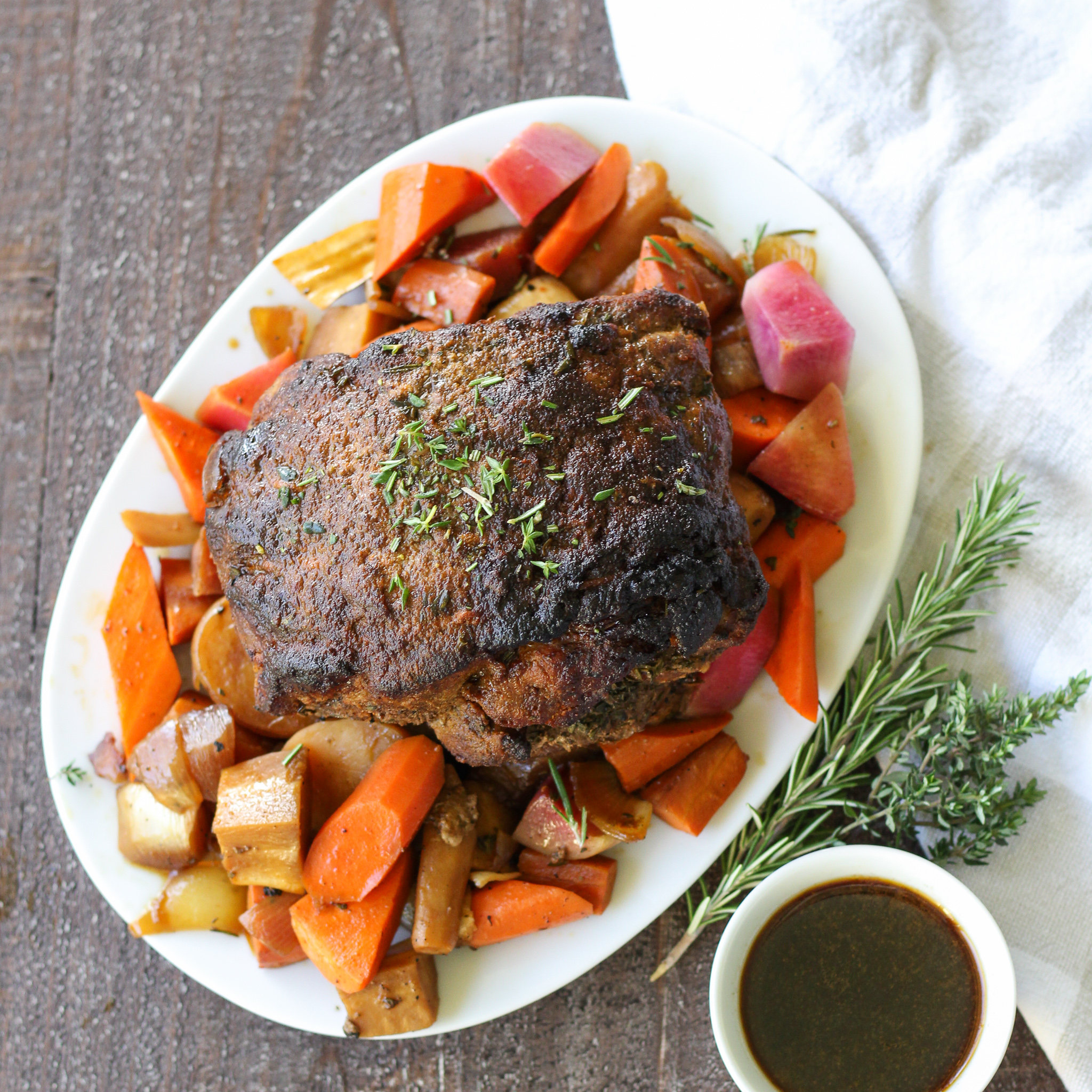 Pork Roast With Root Vegetables Basics